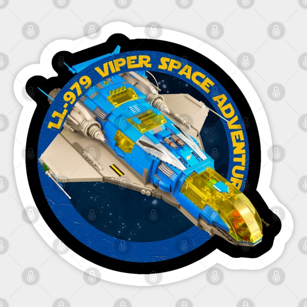 LL 979 Viper Space Adventure Sticker by mamahkian